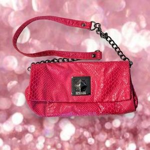 Kenneth Cole Reaction PINK Clutch/ Crossbody Baguette